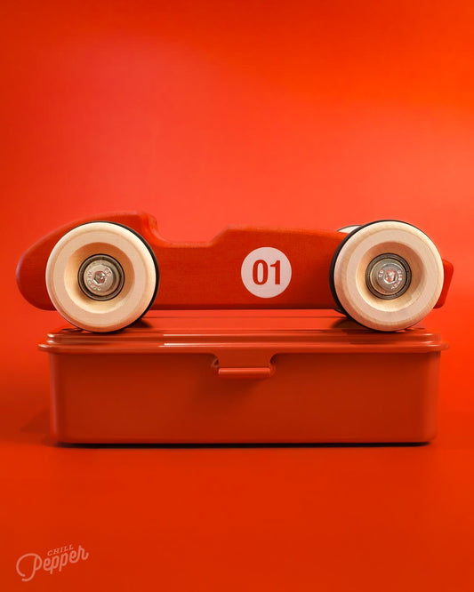 Chunkies No. 01 – Wooden Racing Car "The 1956 Legend" (Single Seat)