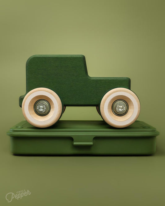 Chunkies No. 05 – Wooden Toy Car "The Explorer" (All-Terrain)